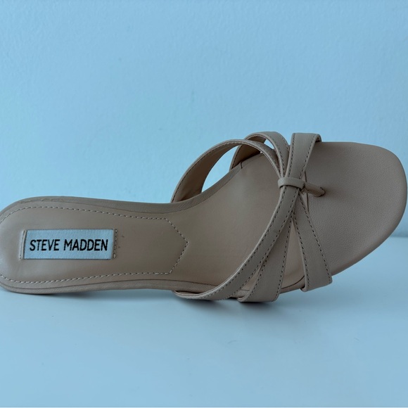 Steve Madden Nude Strappy Heels - Picture 4 of 7